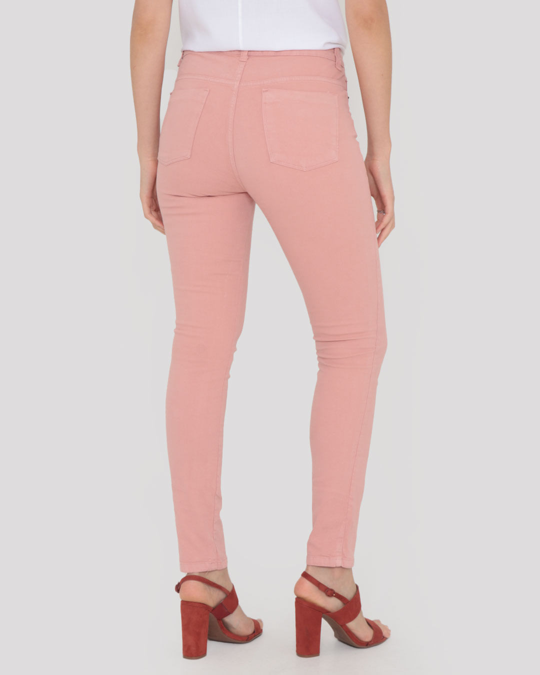 Calca-Feminina-Skinny-Sarja-Cinto-Rosa
