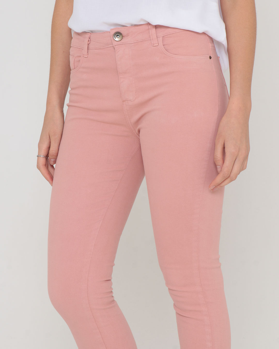 Calca-Feminina-Skinny-Sarja-Cinto-Rosa