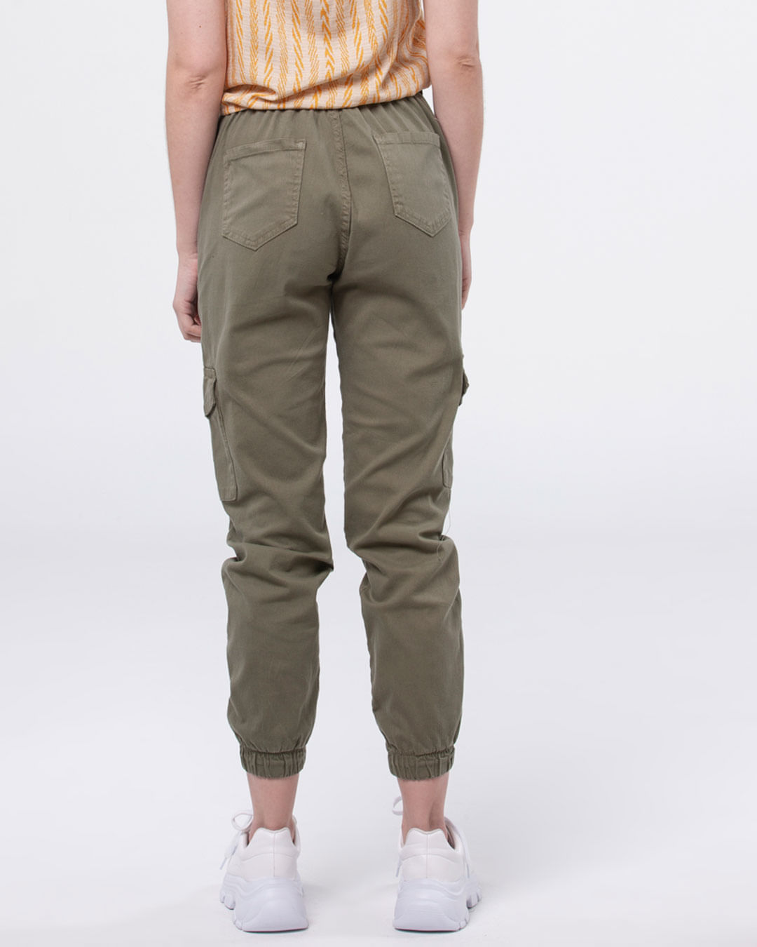 Calca-Feminina-Jogger-Cargo-Sarja-Verde