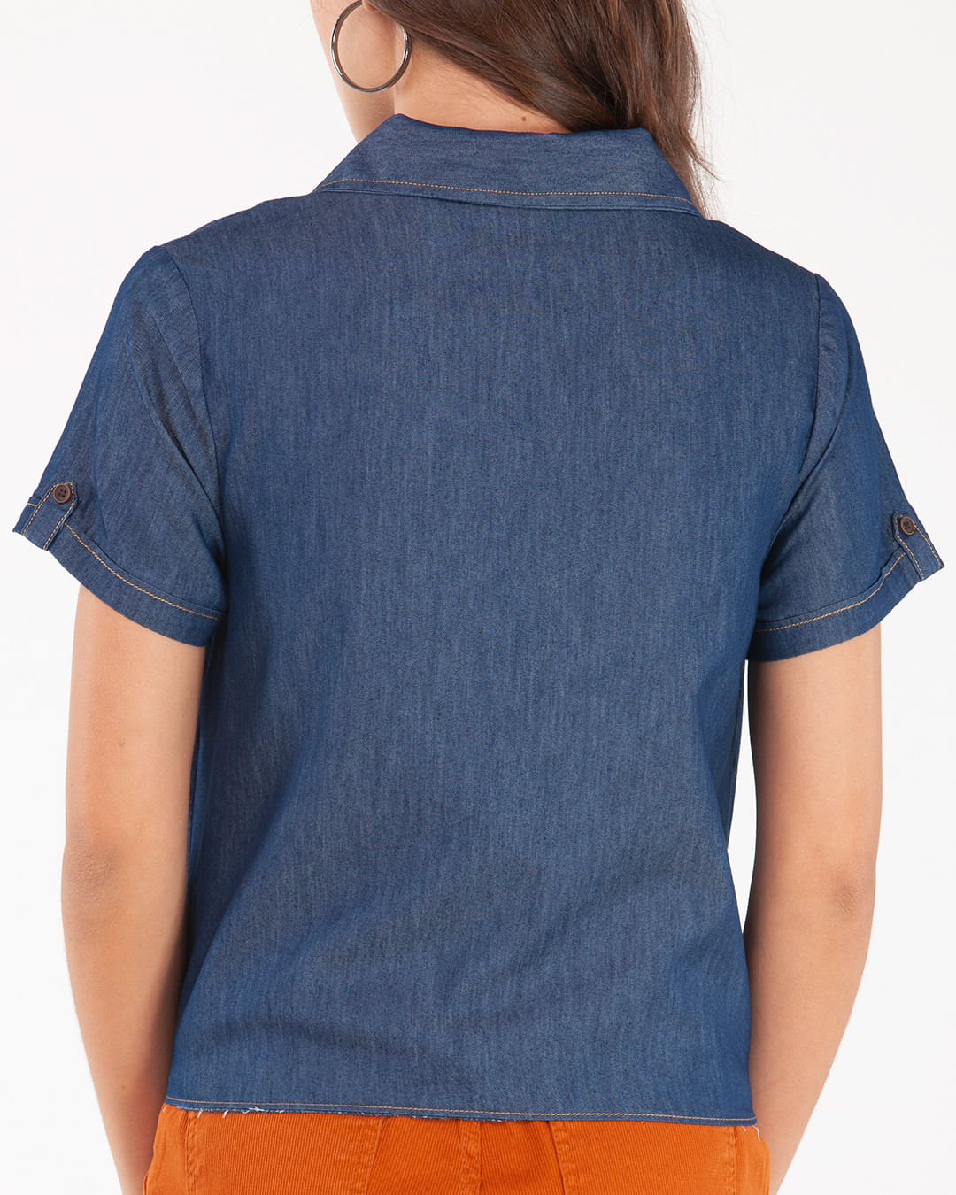 Blusa-Feminina-Jeans-Amarracao-Azul-Escuro