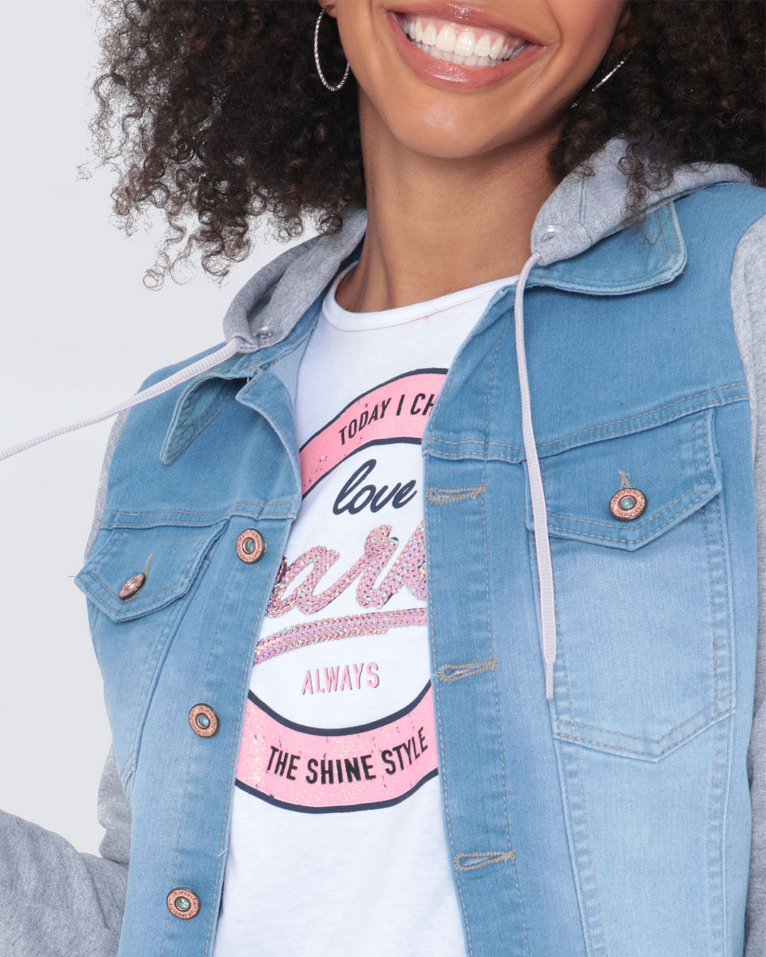 Jaqueta-Jeans-Feminina-Moletom-Capuz-Azul