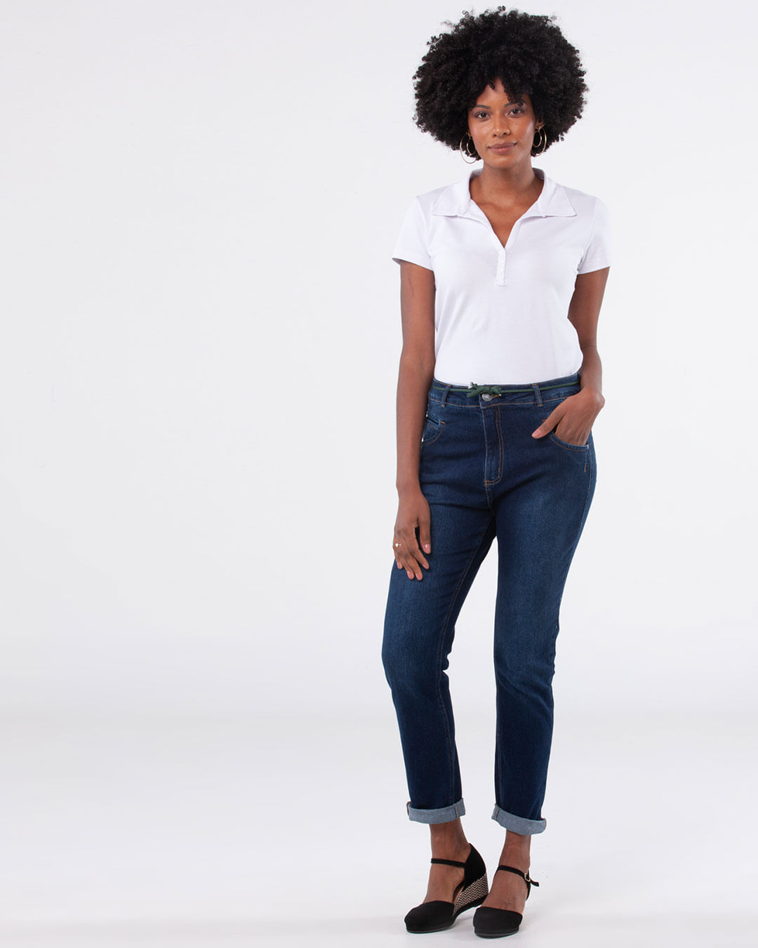 Calca-Jeans-Reta-Cordao-Azul-Escuro