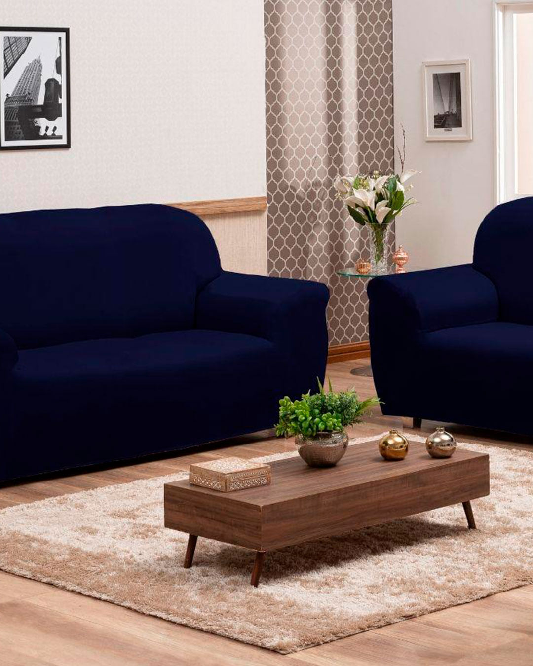 Kit-Capa-Para-Sofa-Ideal-Para-2-E-3-Lugares-Liso-King-Azul-Escuro