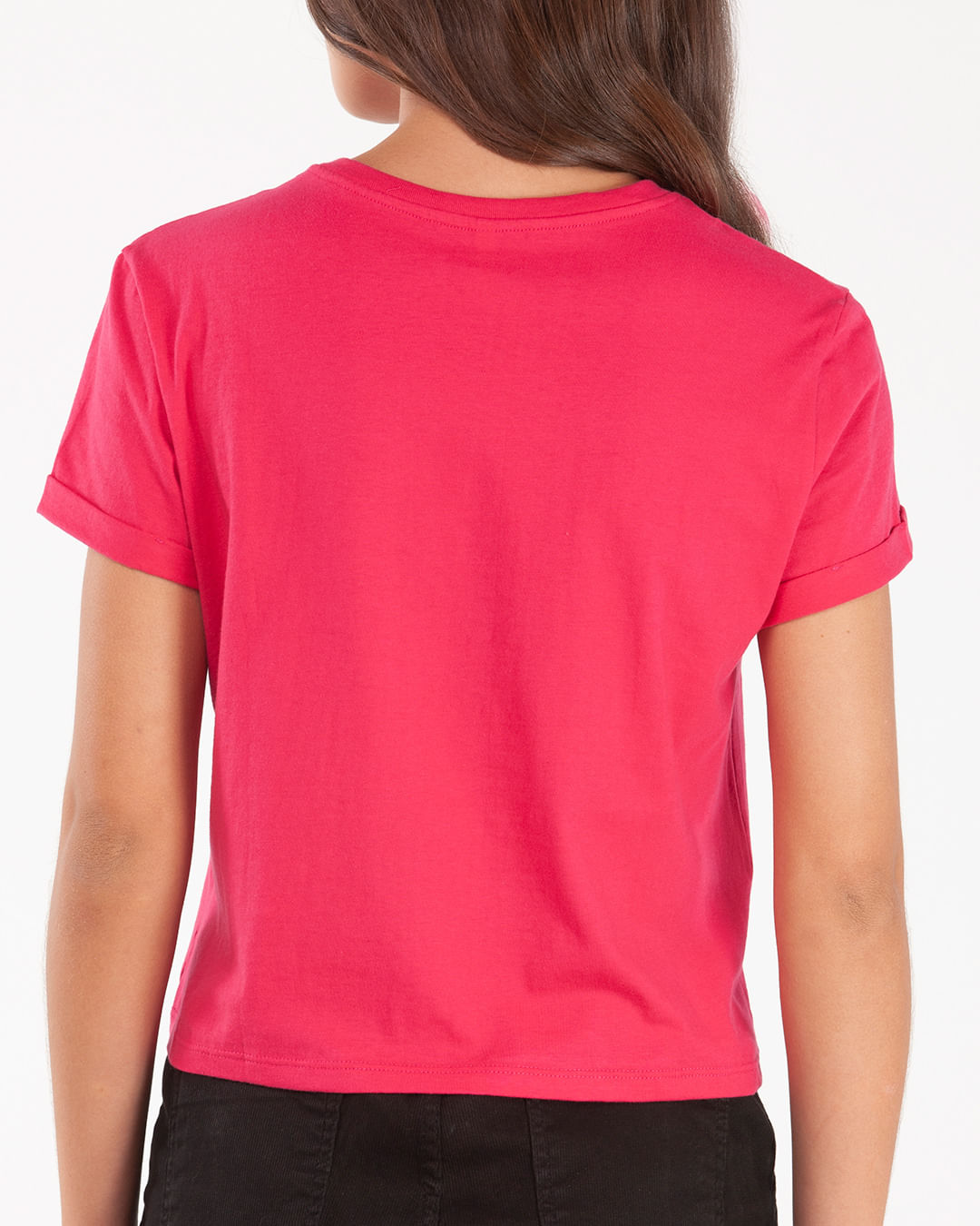 Blusa-Feminina-Cropped-Rosa-Medio-Estampa-Keep-Free