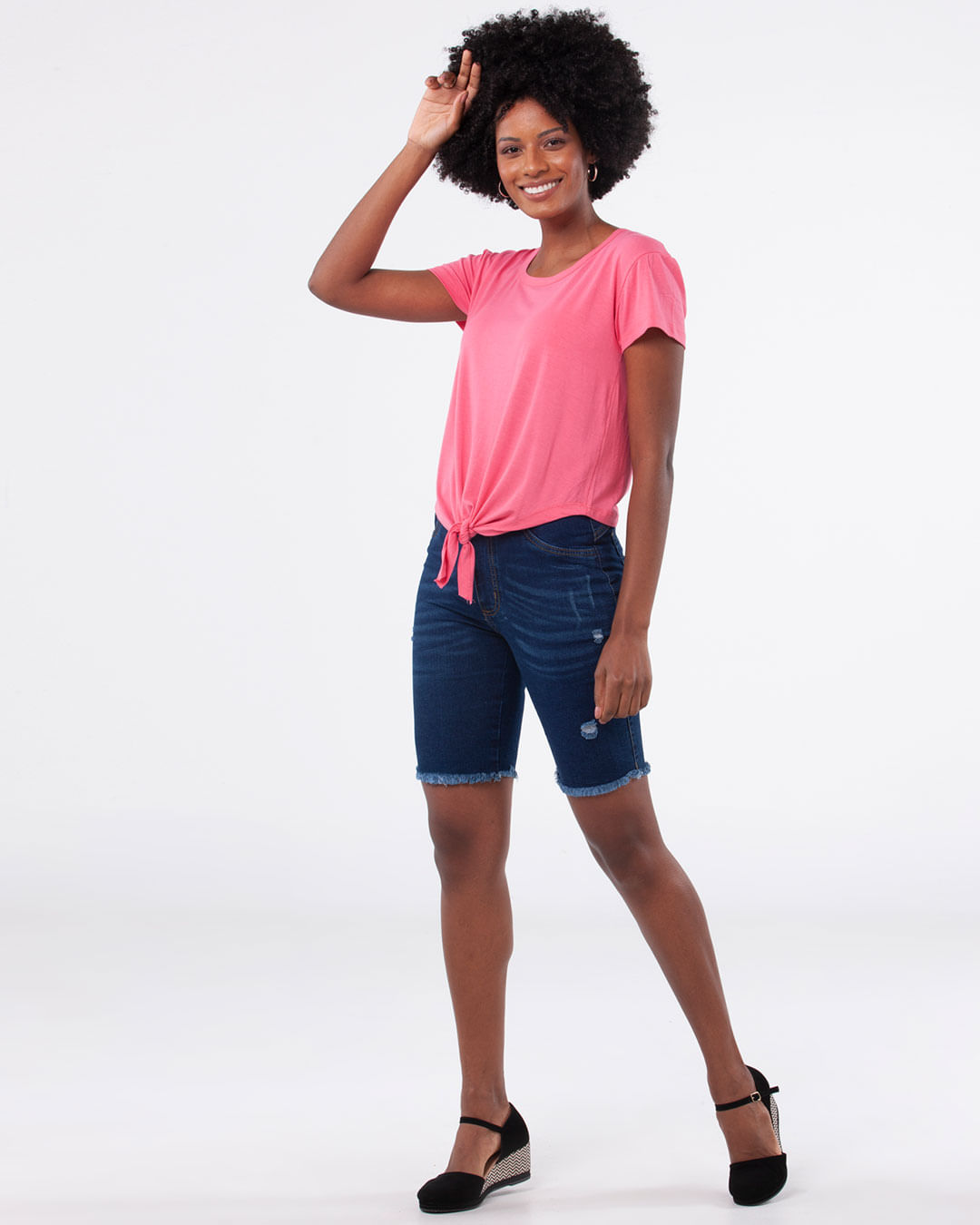 Camiseta-Feminina-Basica-Amarracao-Rosa