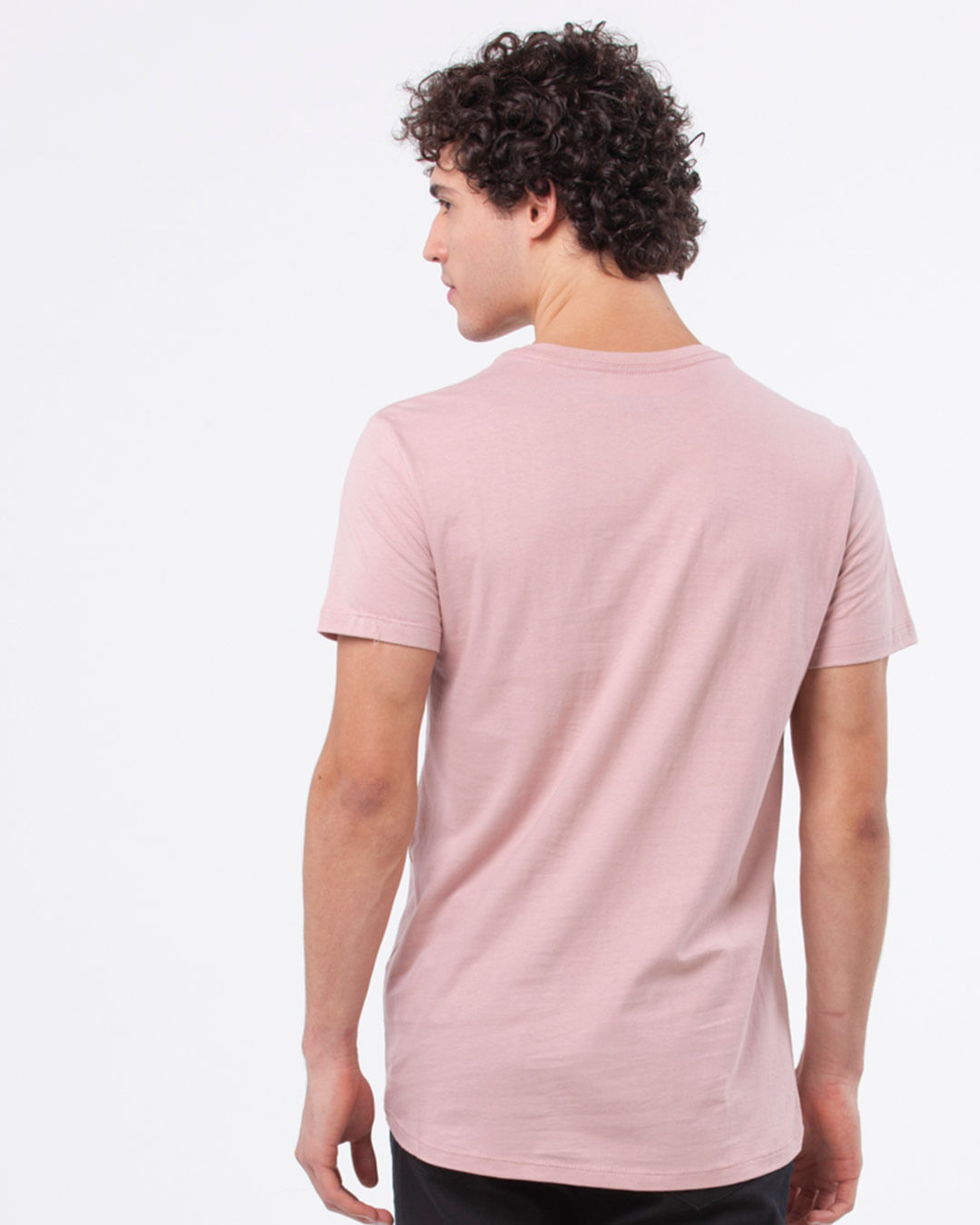 Camiseta-Masculina-Mescla-Regular-Estampa-Forward-Rosa