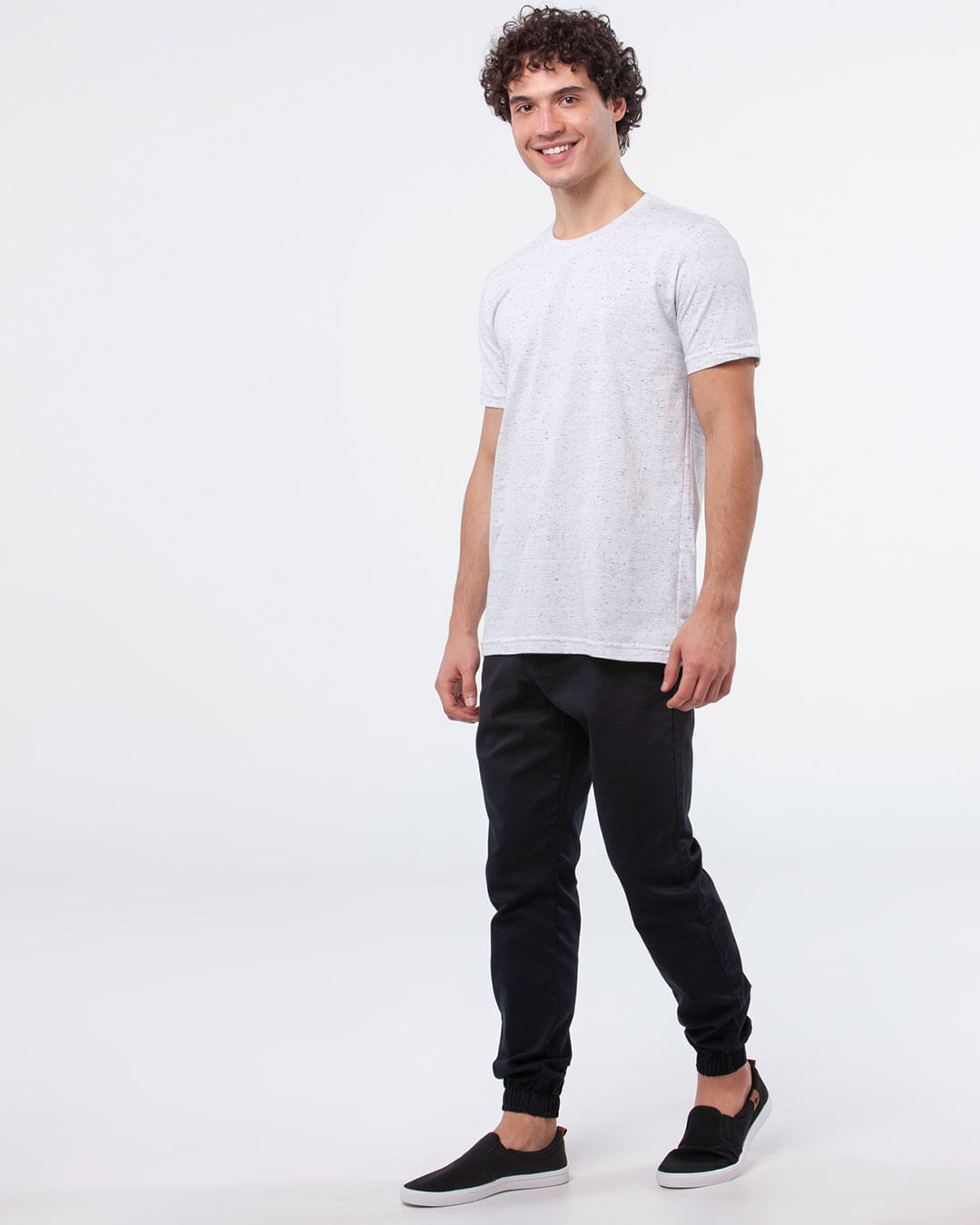 Camiseta-Masculina-Basica-Malha-Botone-Branco