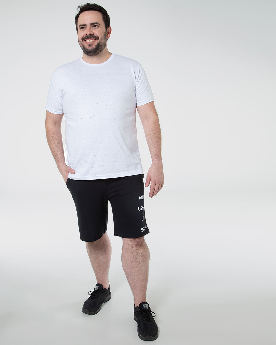 Bermuda-Masculina-Plus-Size-Moletinho-Basica-Preta