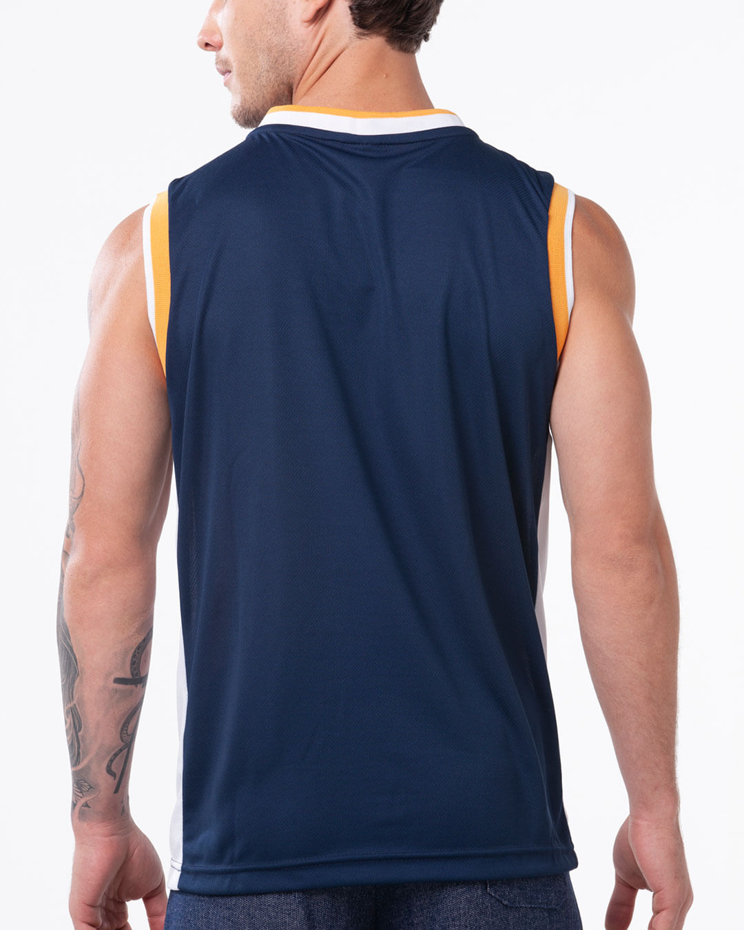 Regata-Masculina-Basquete-Elastico-Listra-Marinho