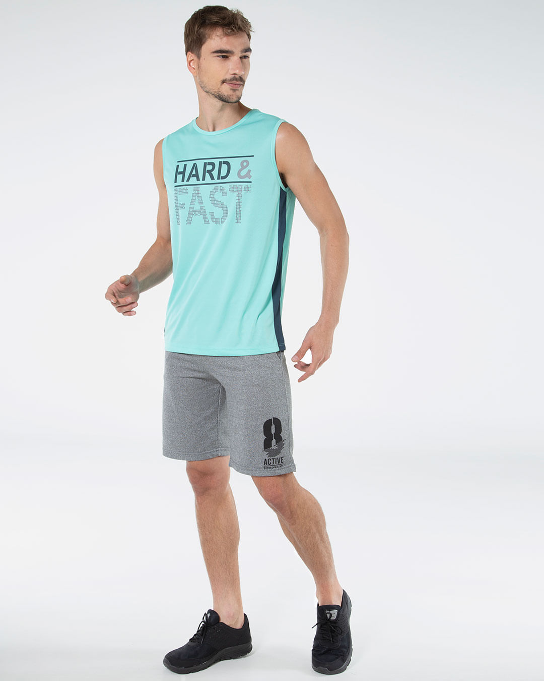 Regata-Masculina-Estampada-Recorte-Verde-Claro