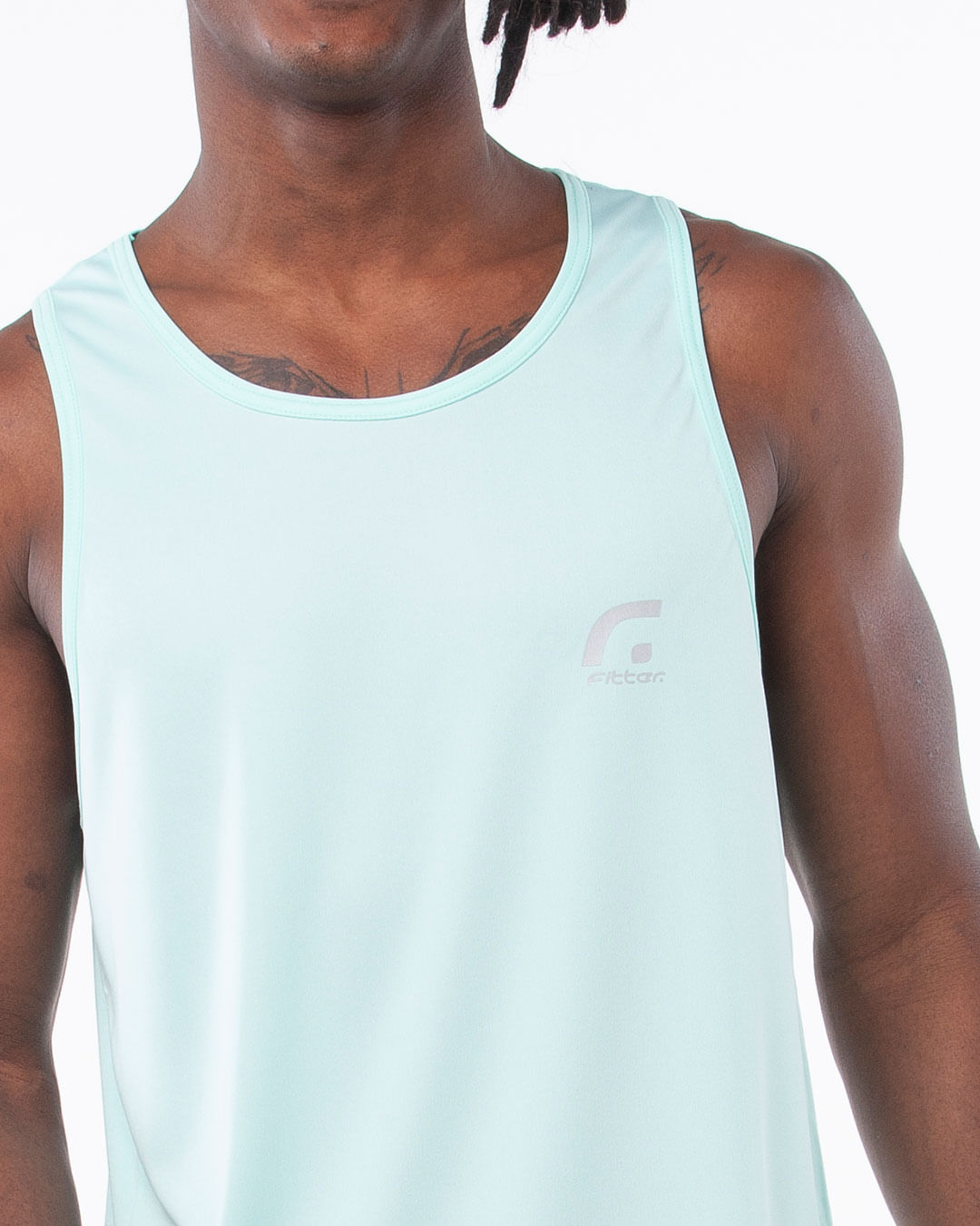 Regata-Masculina-Fit-Basica-Verde-Claro