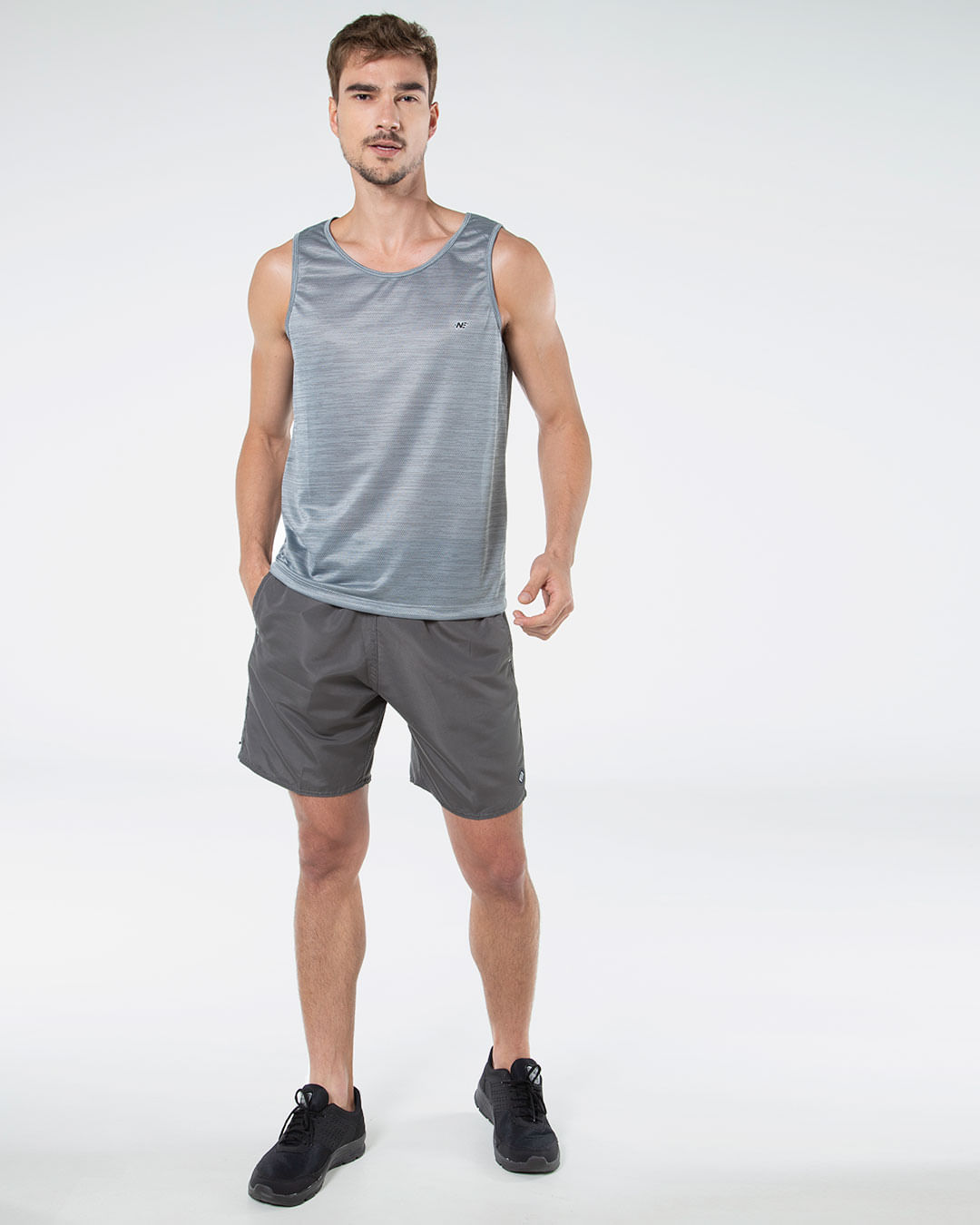 Regata-Masculina-Basica-Rajada-Cinza
