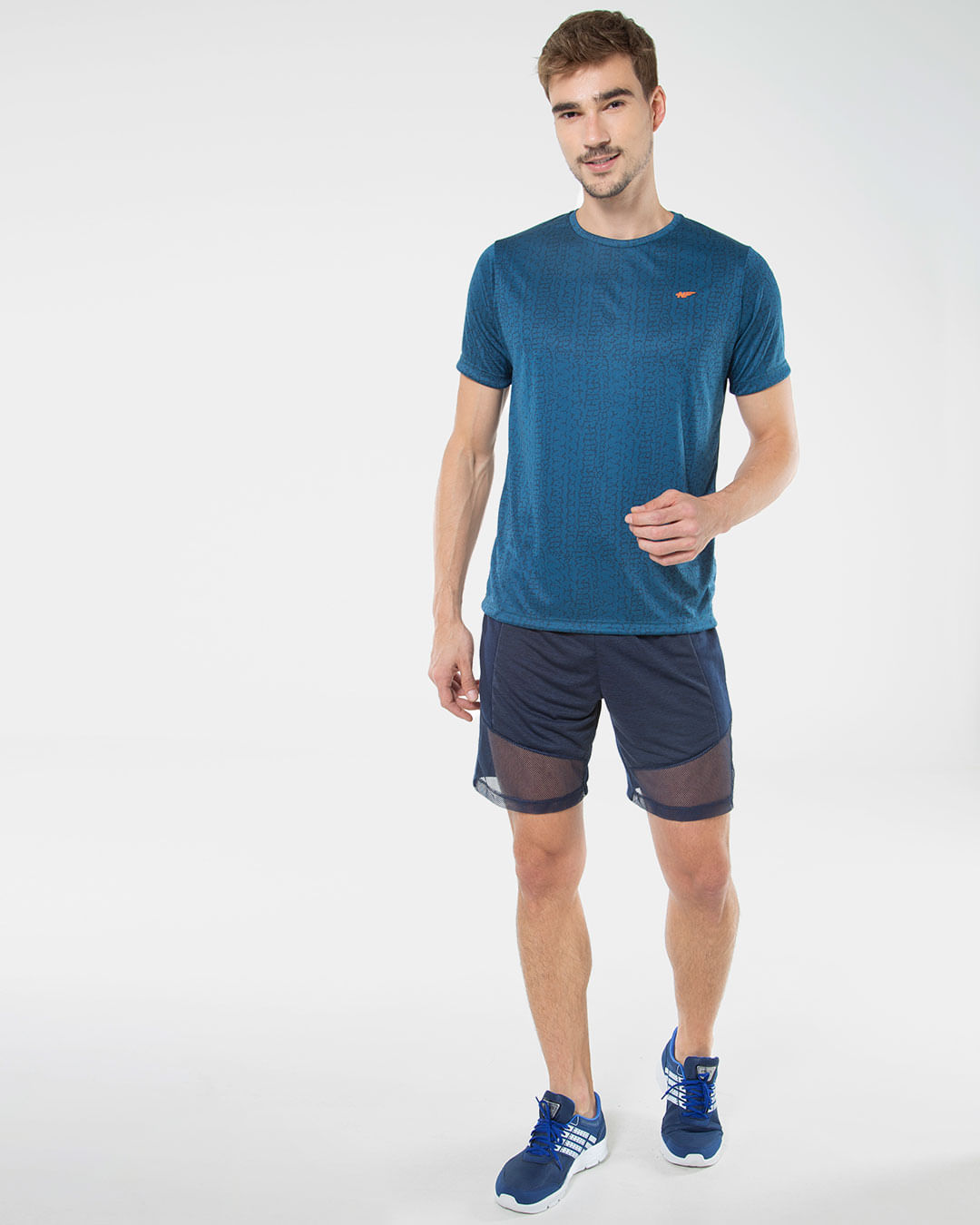 Camiseta-Masculina-Estampada-Linhas-Azul