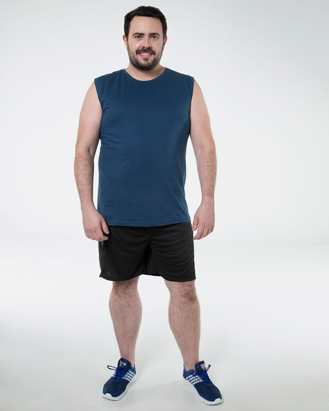 Bermuda-Masculina-Plus-Size-Recortes-Camuflado-Preta