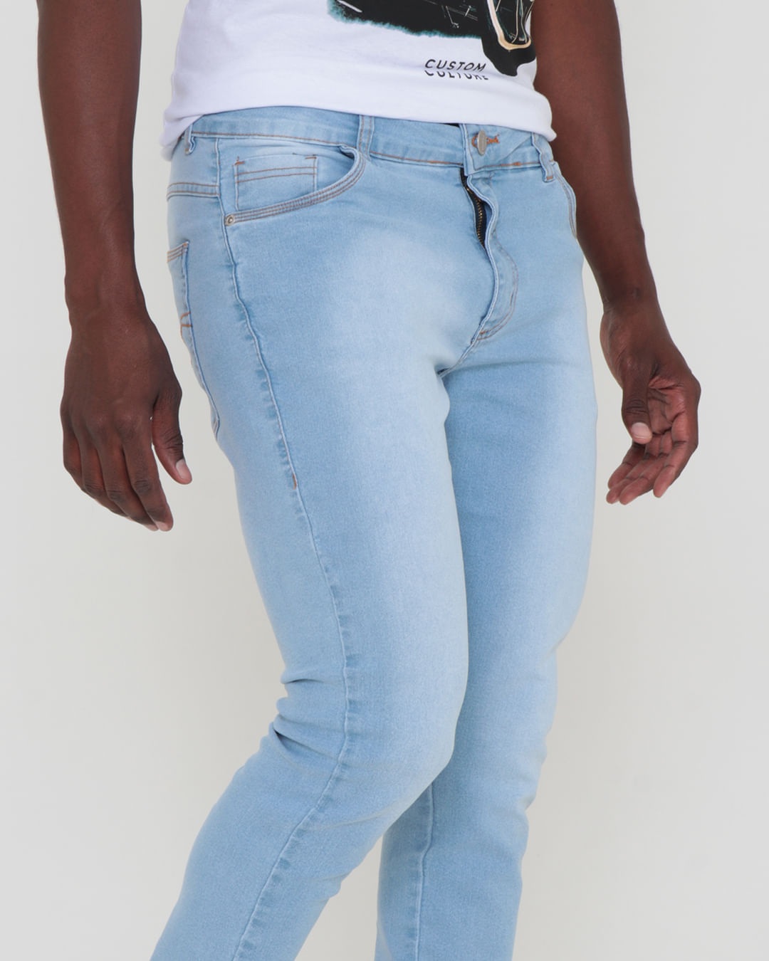 Calca-Jeans-Masculina-Reta-Elastano-Azul-Claro