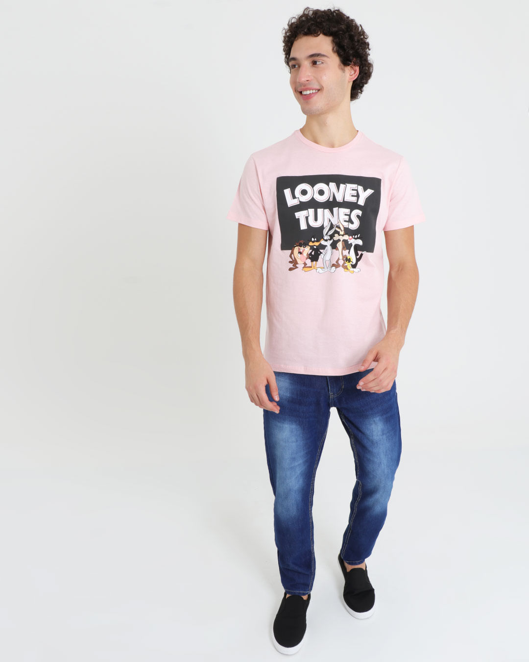 Calca-Jeans-Masculina-Reta-Elastano-Azul-Medio