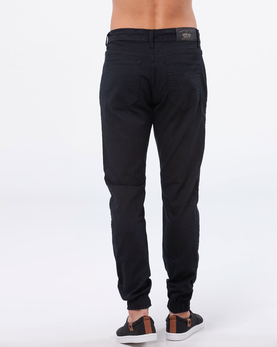 Calca-Sarja-Masculina-Jogger-Preto