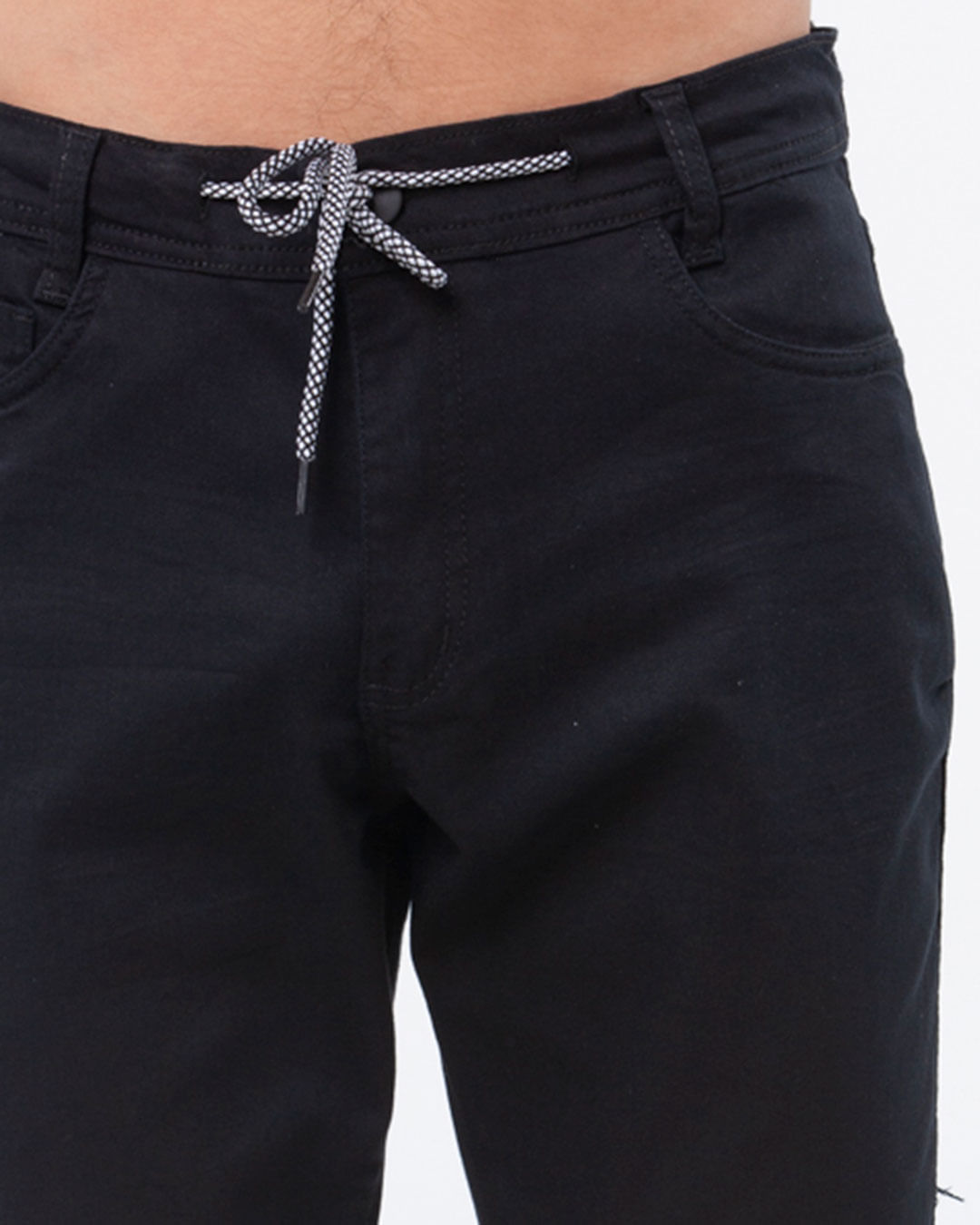 Calca-Sarja-Masculina-Jogger-Preto