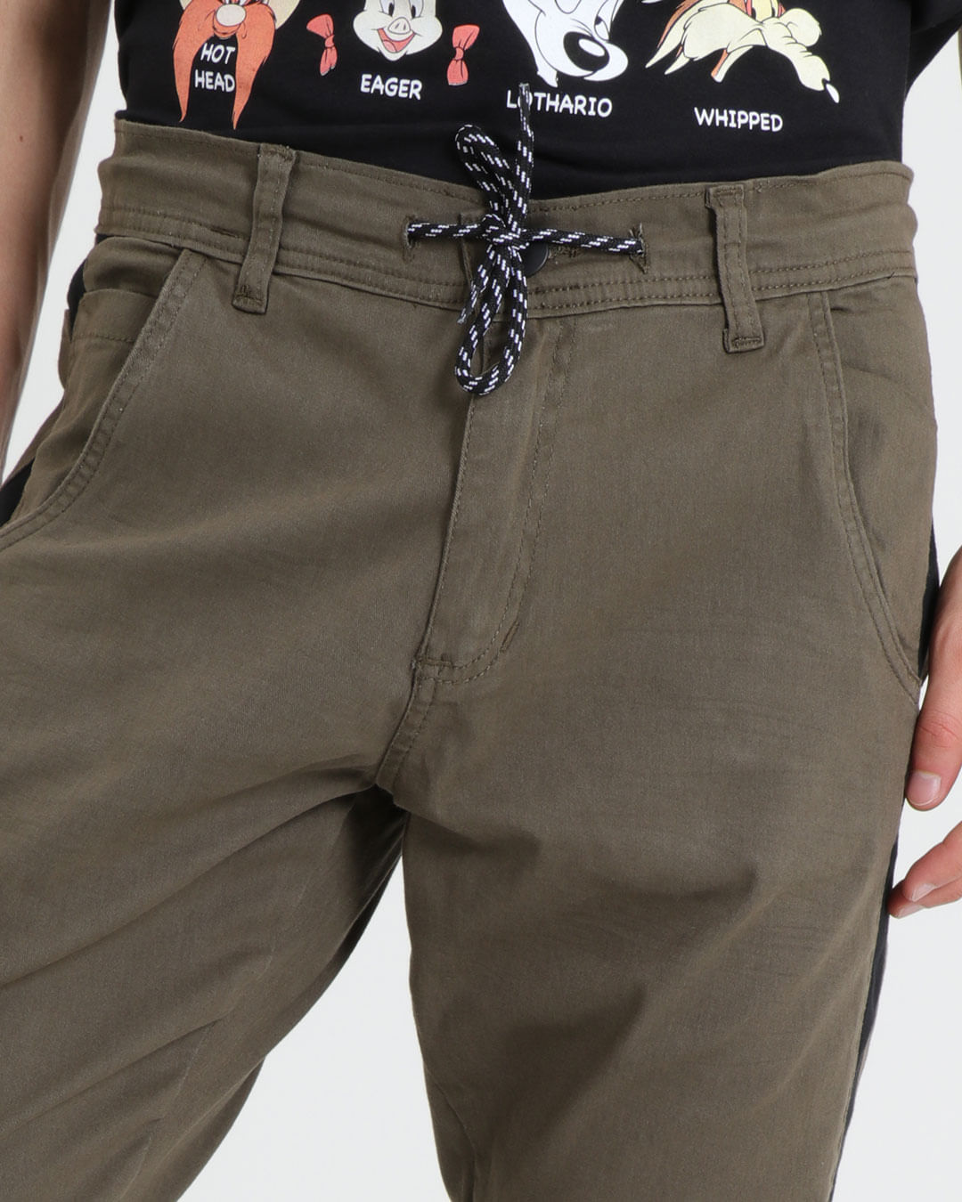 Calca-Sarja-Masculina-Jogger-Verde