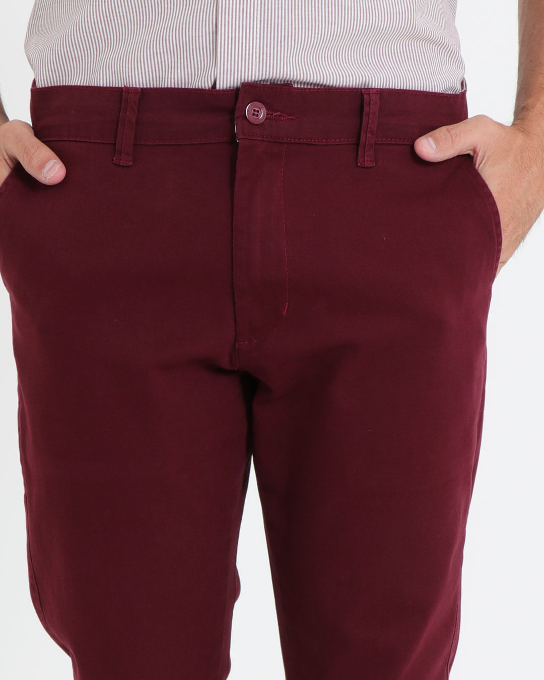 Calca-Masculina-Sarja-Basica-Vinho