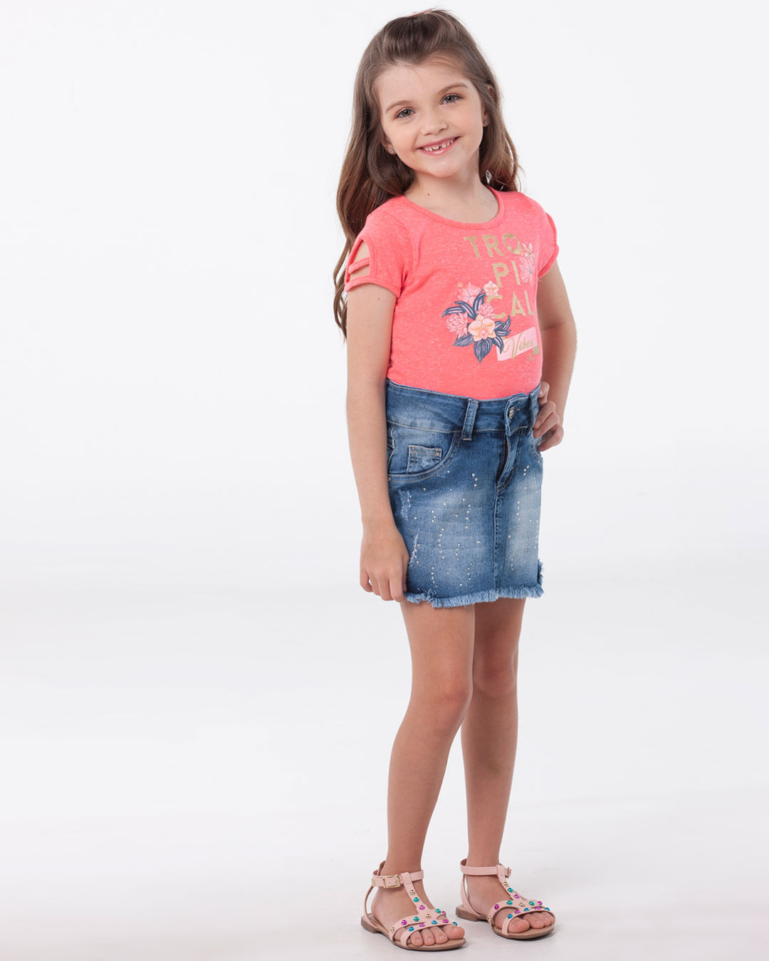 Blusa-Infantil-Malha-Tropical-Floral-Rosa