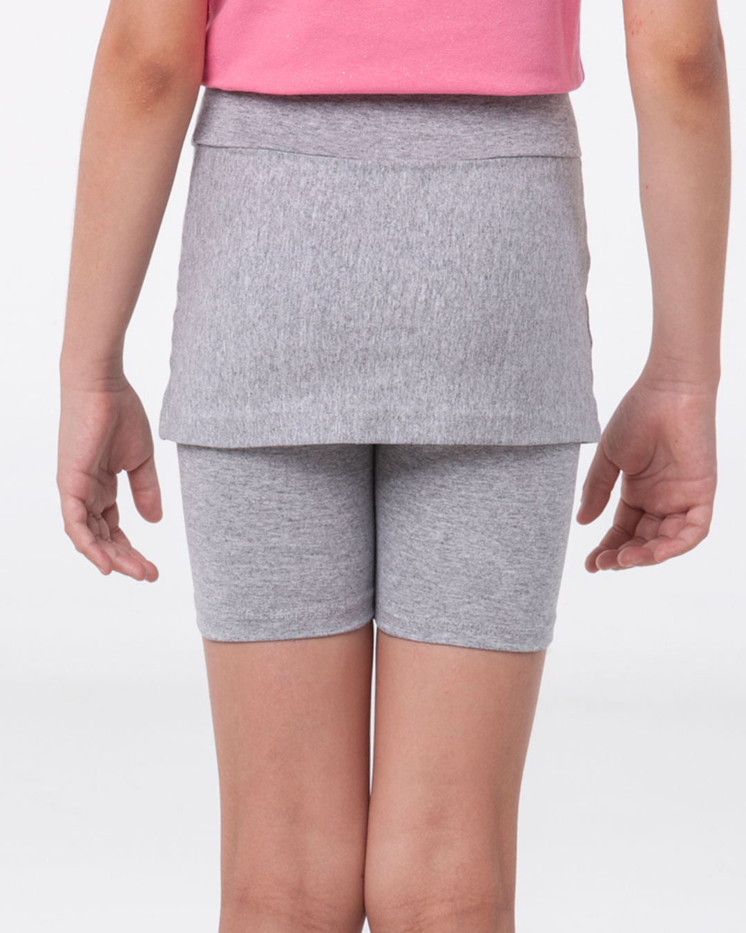 Short-Saia-Infantil-Sorvete-Strass-Cinza