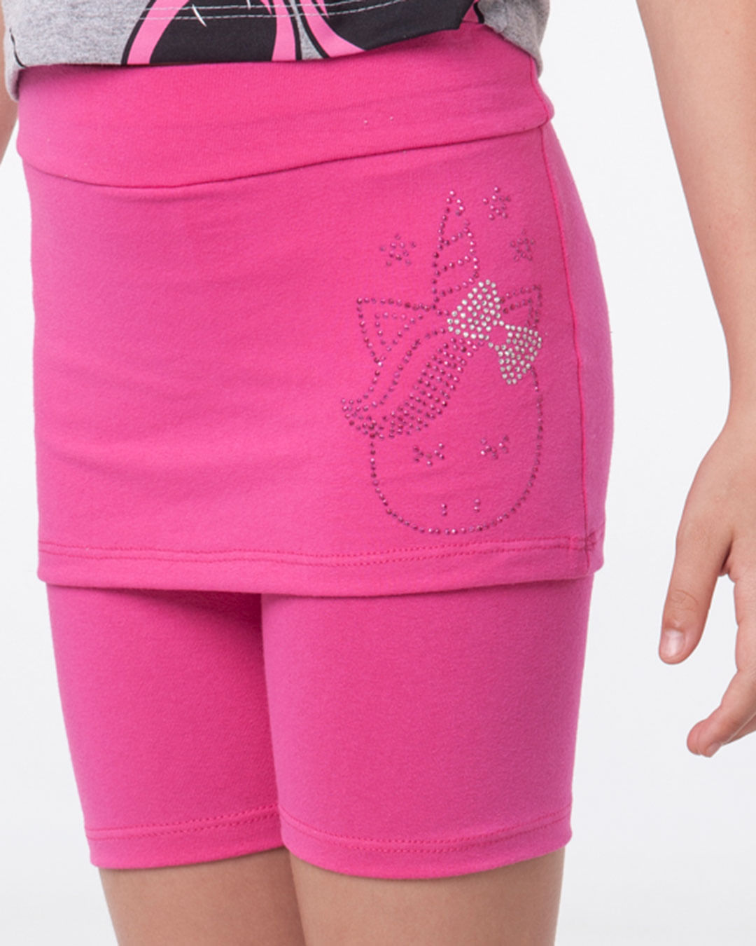 Short-Saia-Infantil-Malha-Unicornio-Strass-Rosa