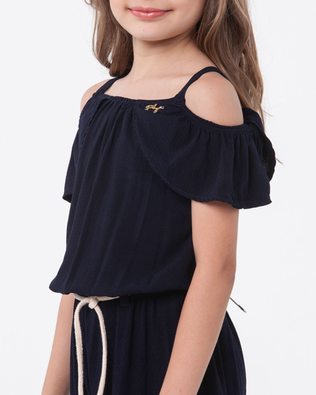 Macacao-Infantil-Liso-Open-Shoulder-Cordao-Marinho