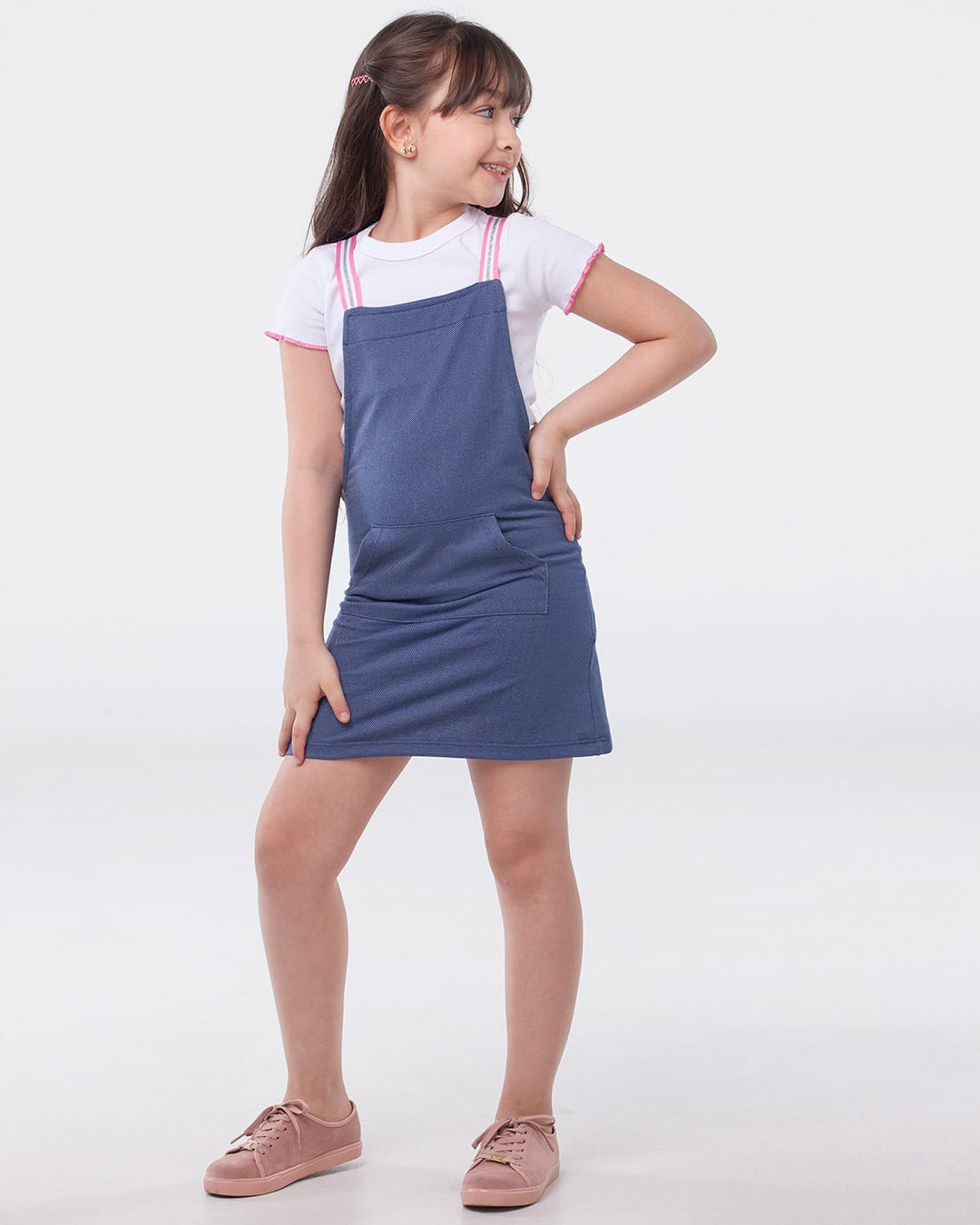 Salopete-Infantil-Bolso-Lurex-Azul