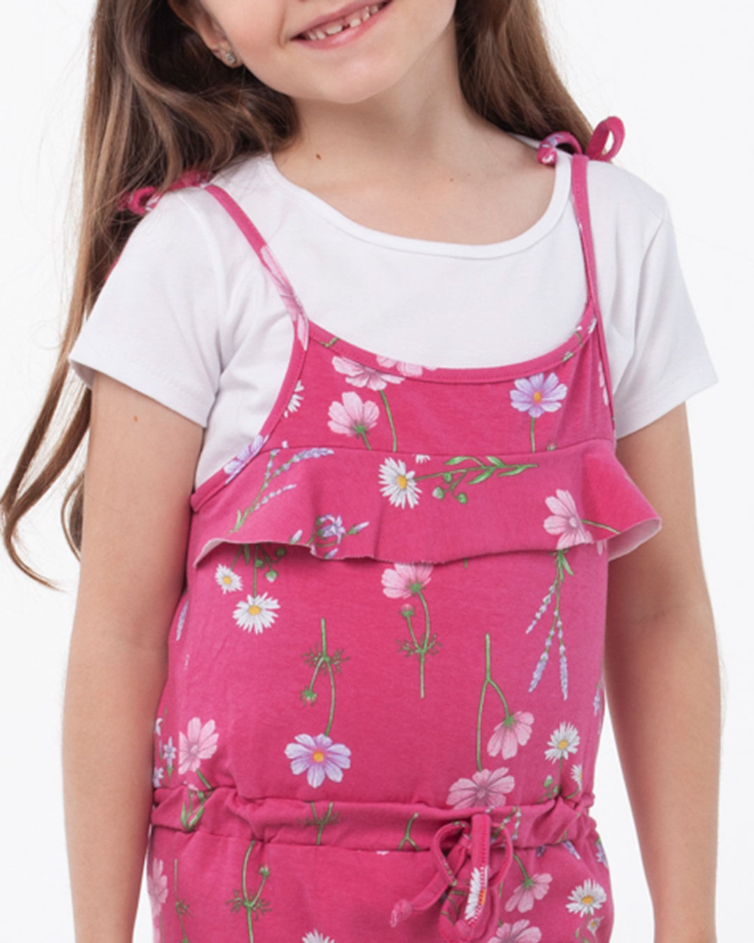 Macacao-Infantil-Estampa-Floral-Alca-Fina-Rosa