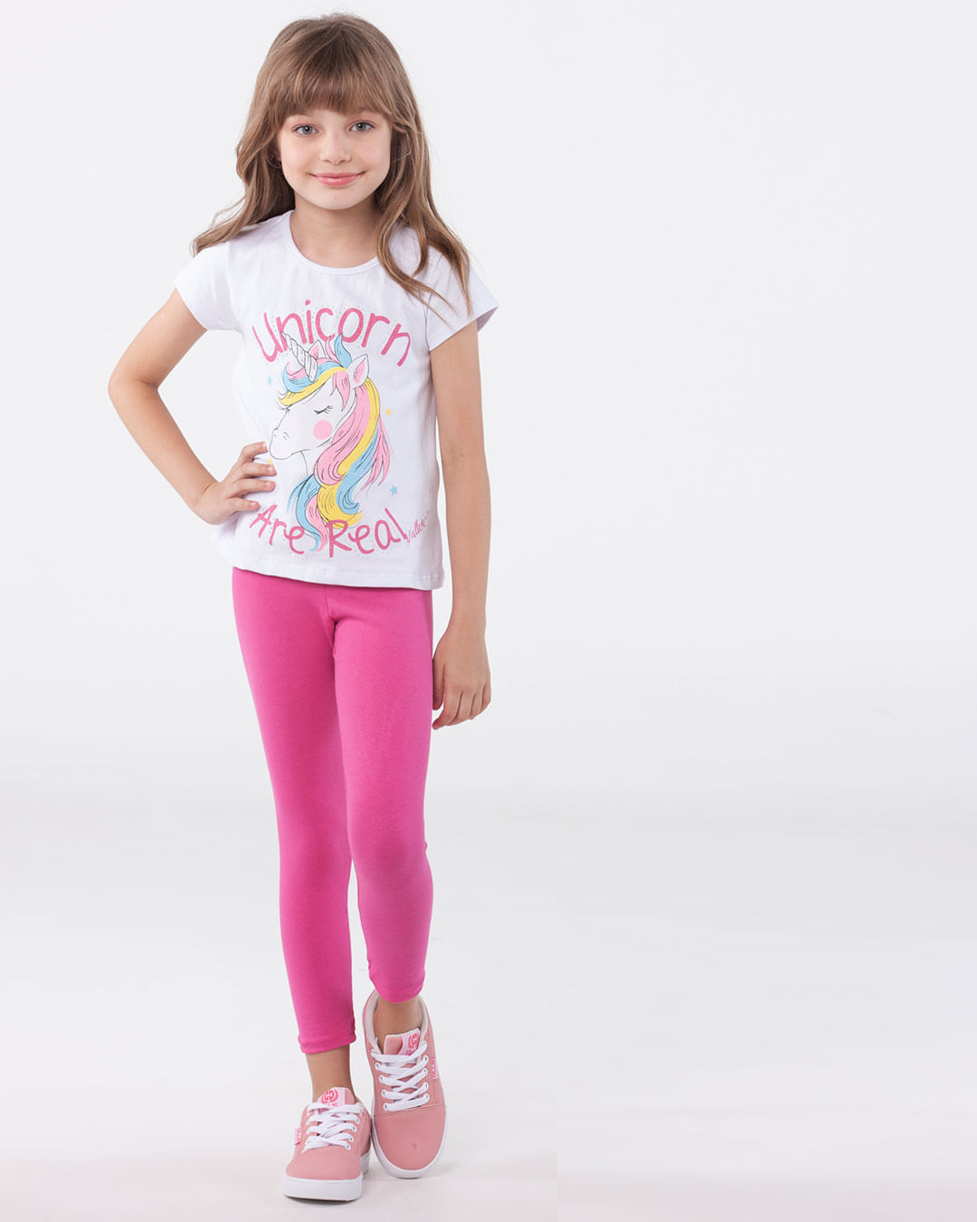 Conjunto-Infantil-Manga-Curta-Calca-Unicornio-Branco