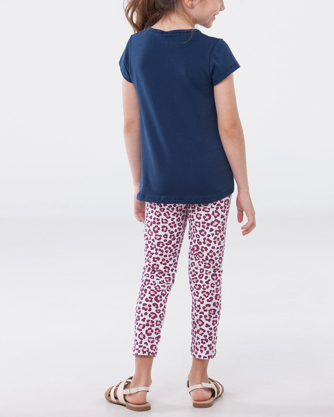 Conjunto-Infantil-Manga-Curta-Gaticorn-Onca-Azul-Escuro