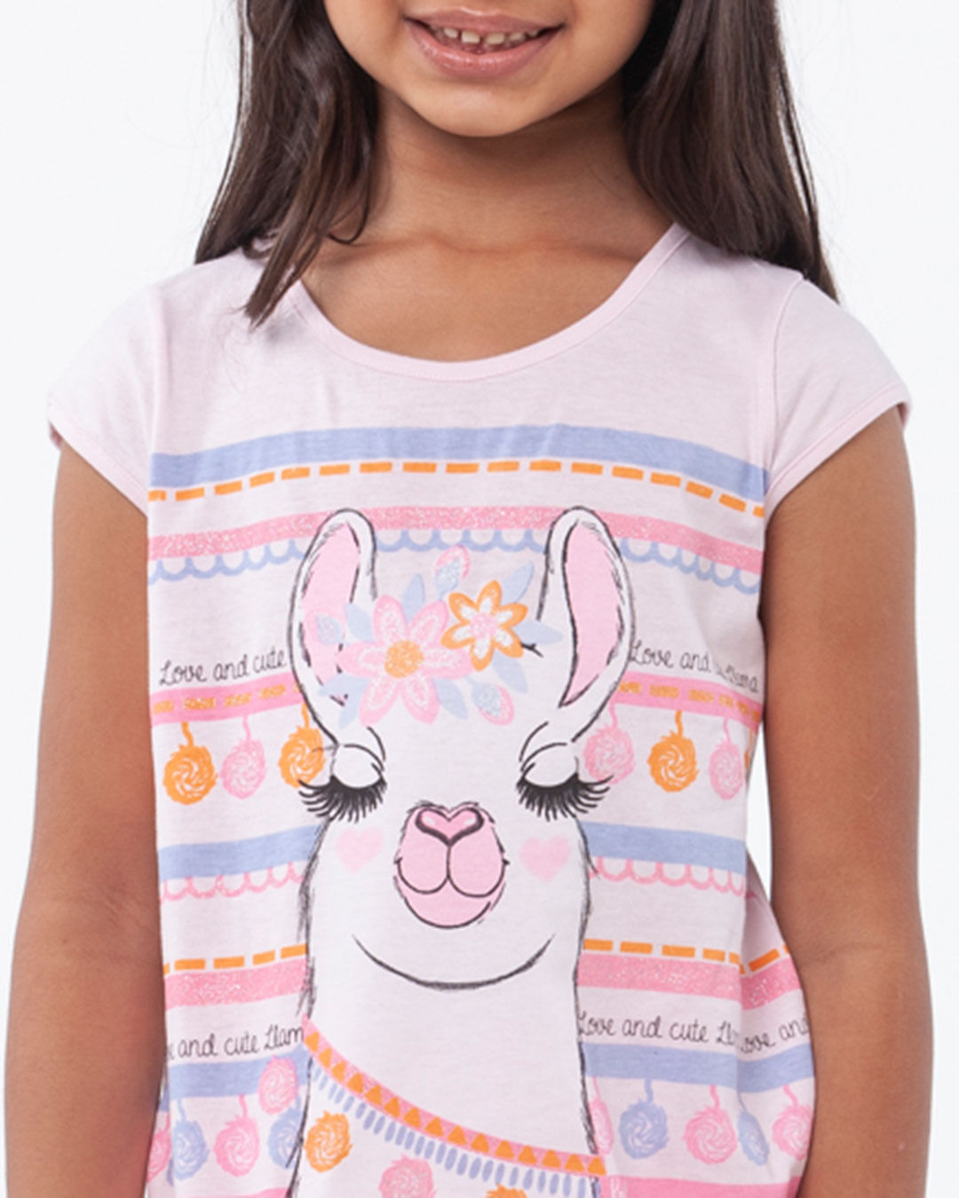 Conjunto-Infantil-Lhama-Malha-E-Algodao-Rosa
