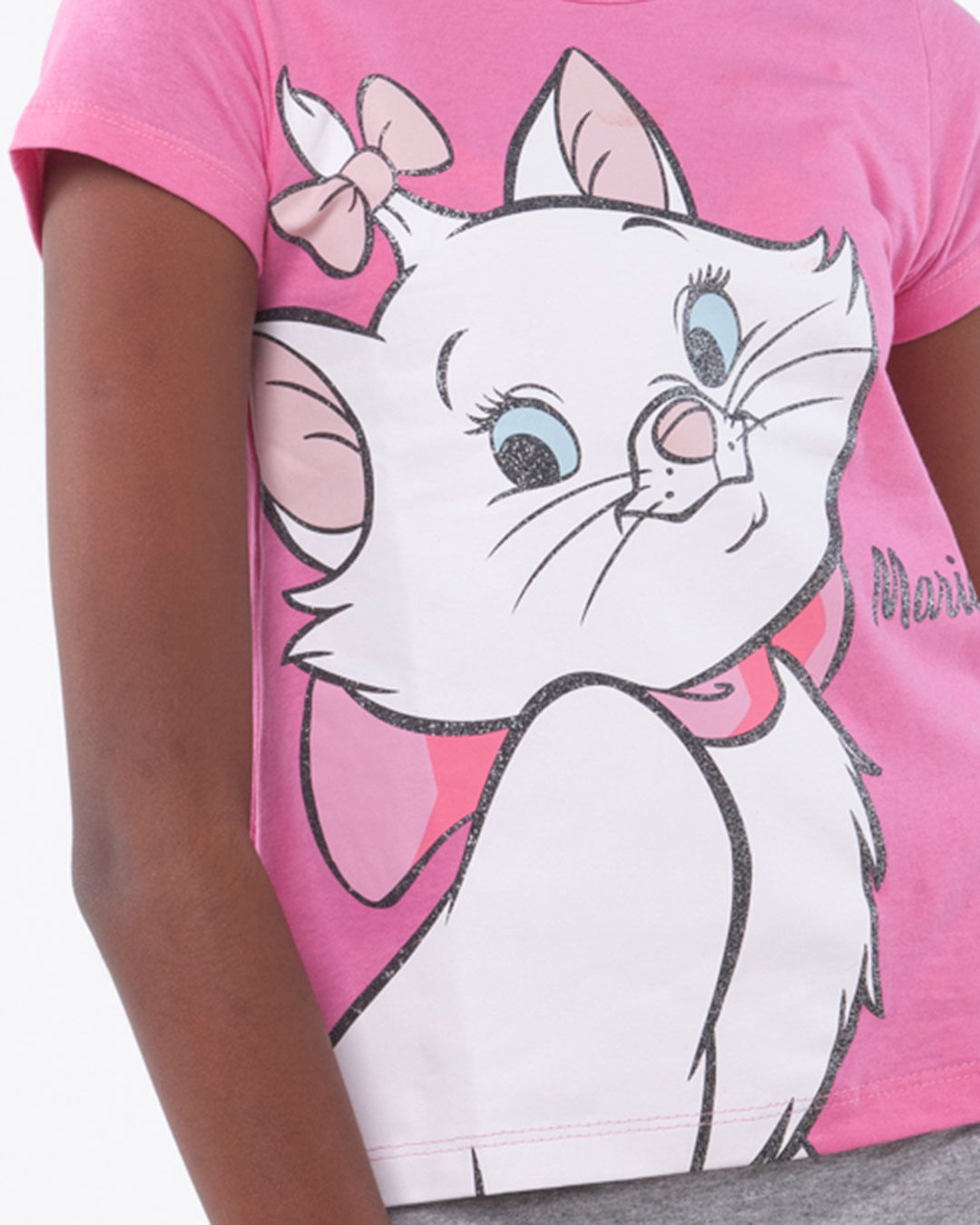 Blusa-Infantil-Gata-Marie-Disney-Rosa