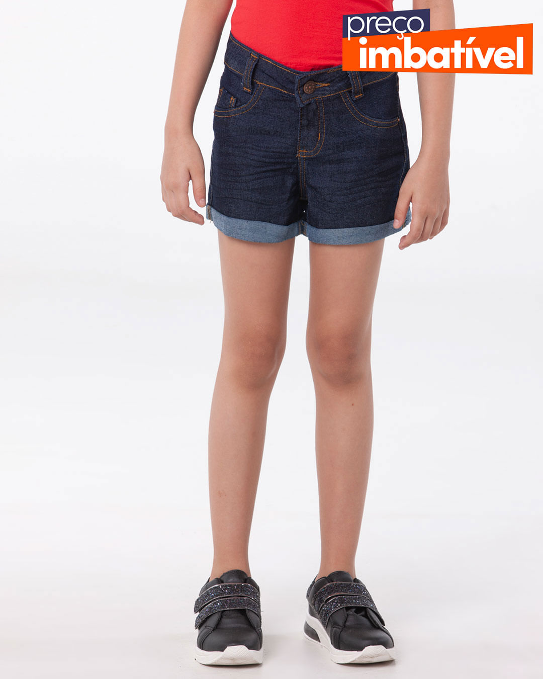 Short-Jeans-Infantil-Azul-Escuro