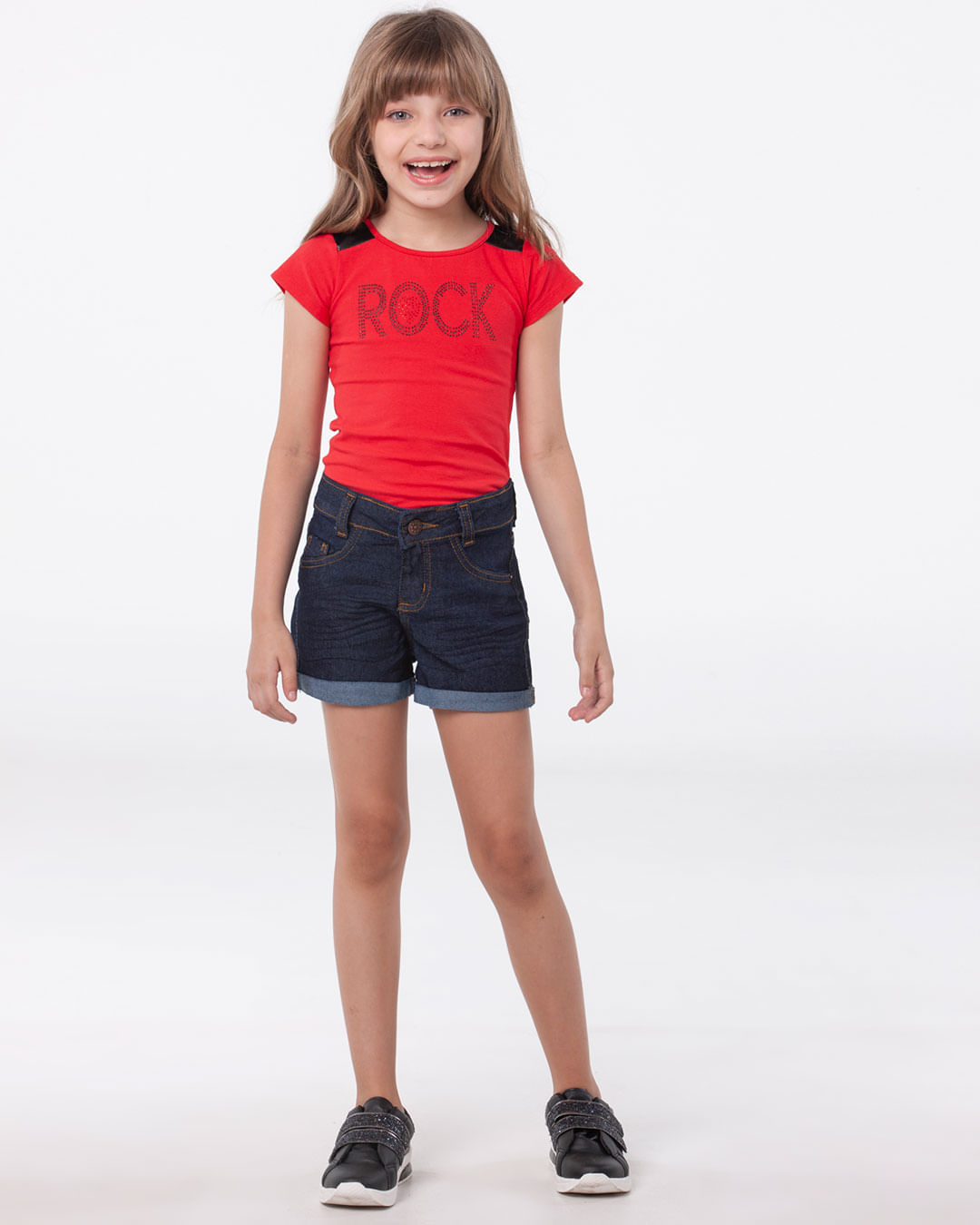 Short-Jeans-Infantil-Azul-Escuro