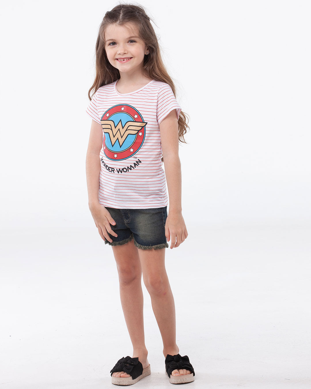 Short-Jeans-Infantil-Desfiado-Azul-Escuro