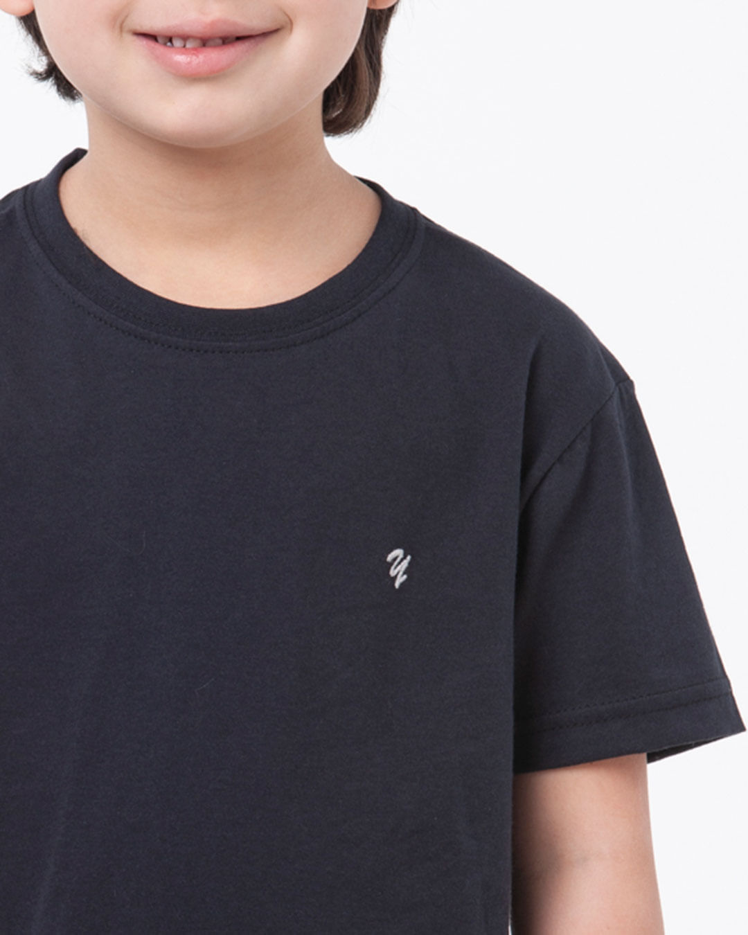 Camiseta-Infantil-Lisa-Basica-Preta