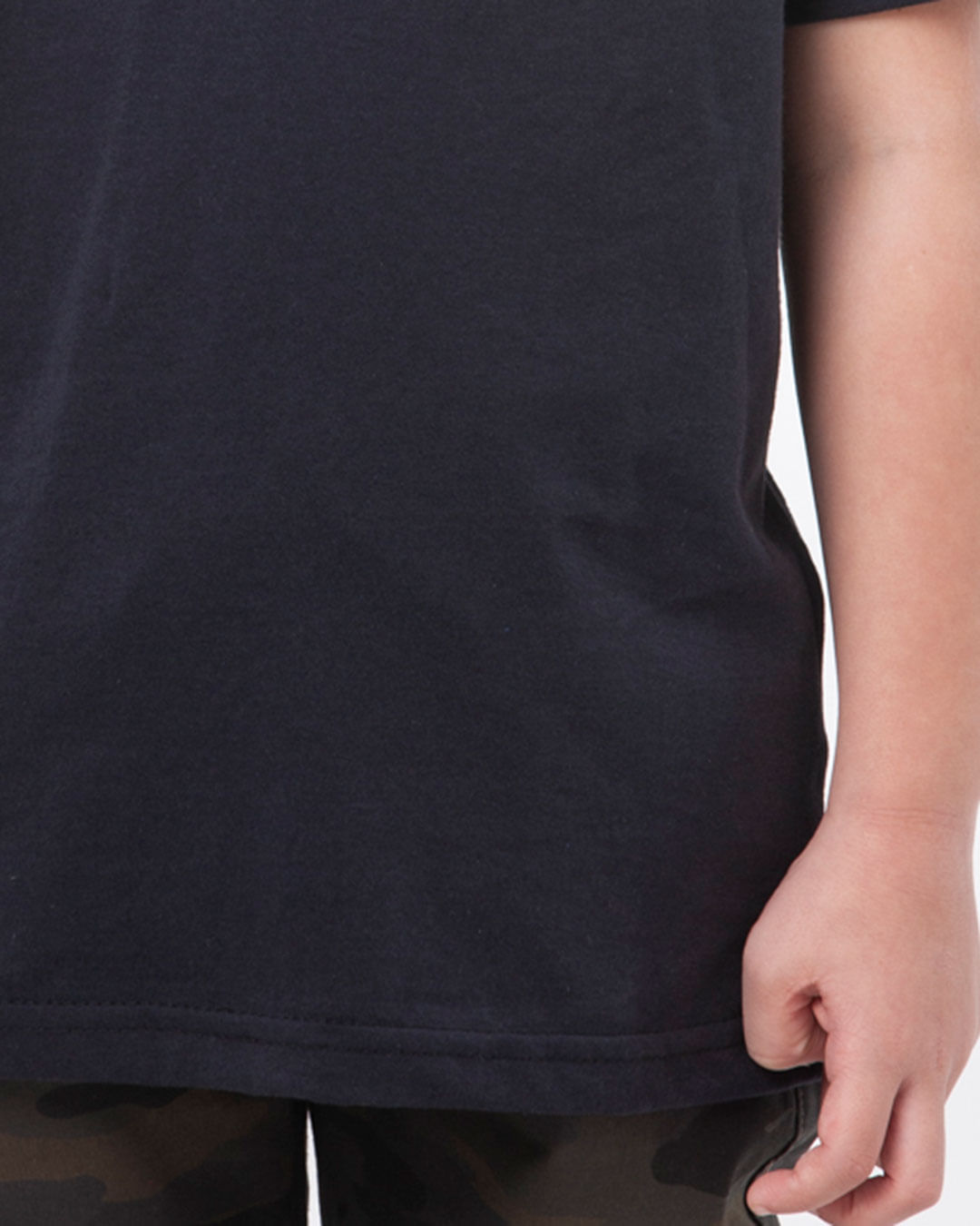 Camiseta-Infantil-Lisa-Basica-Preta