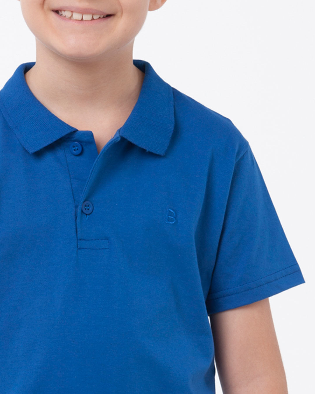 Polo-Infantil-Basica-Lisa-Azul