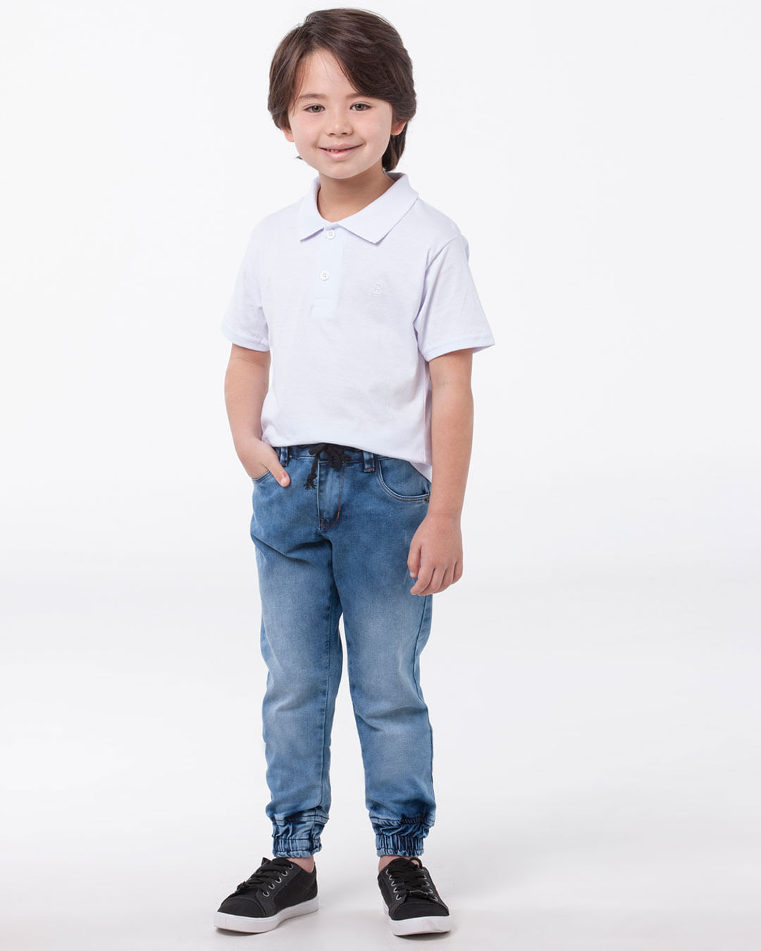 Polo-Infantil-Basica-Lisa-Malha-Branco