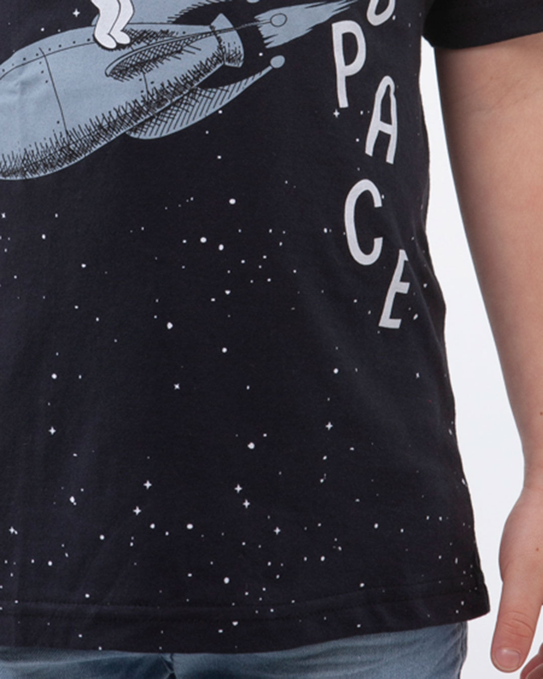 Camiseta-Infantil-Malha-Space-Preta