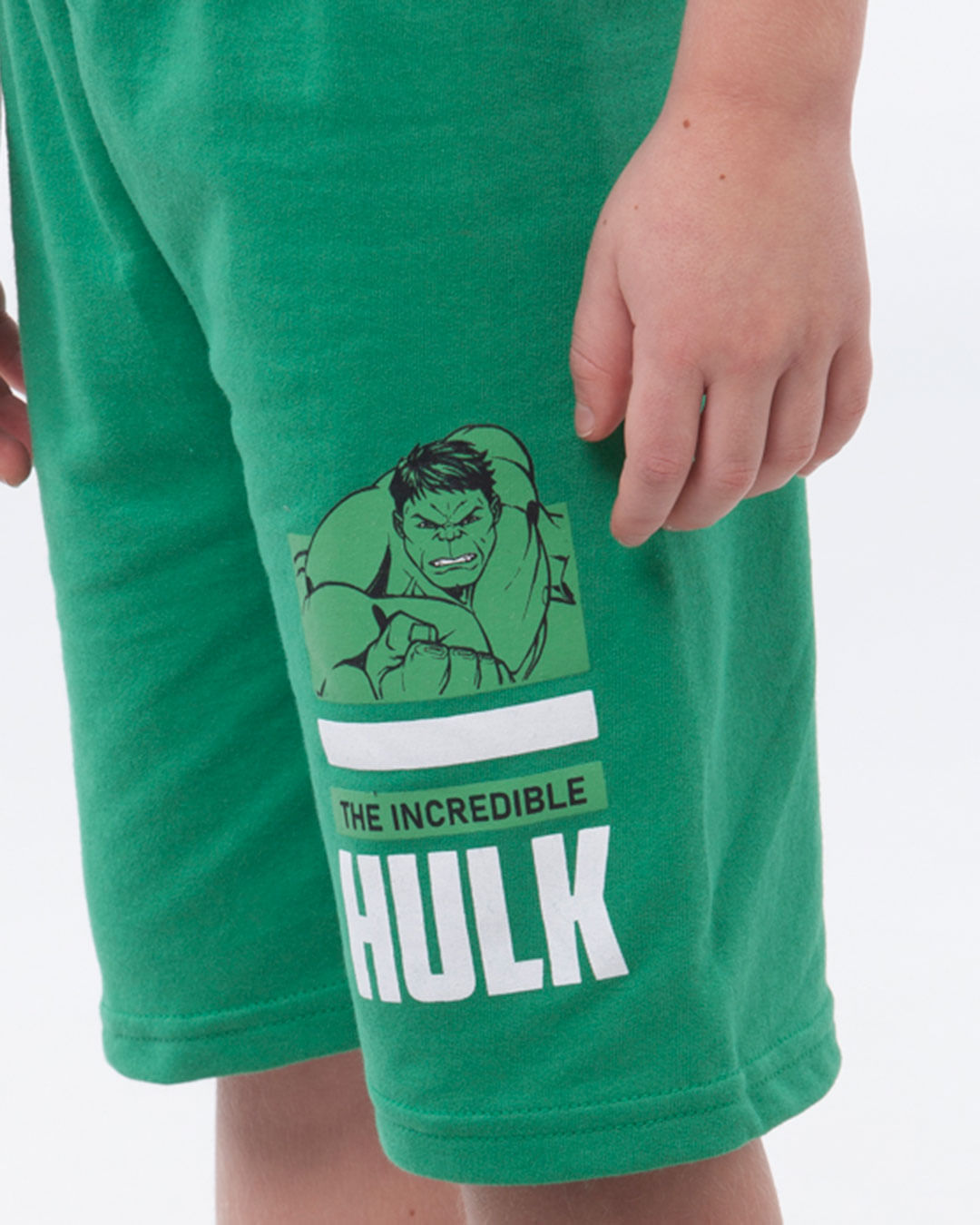Bermuda-Infantil-Moletom-Hulk-Marvel-Verde