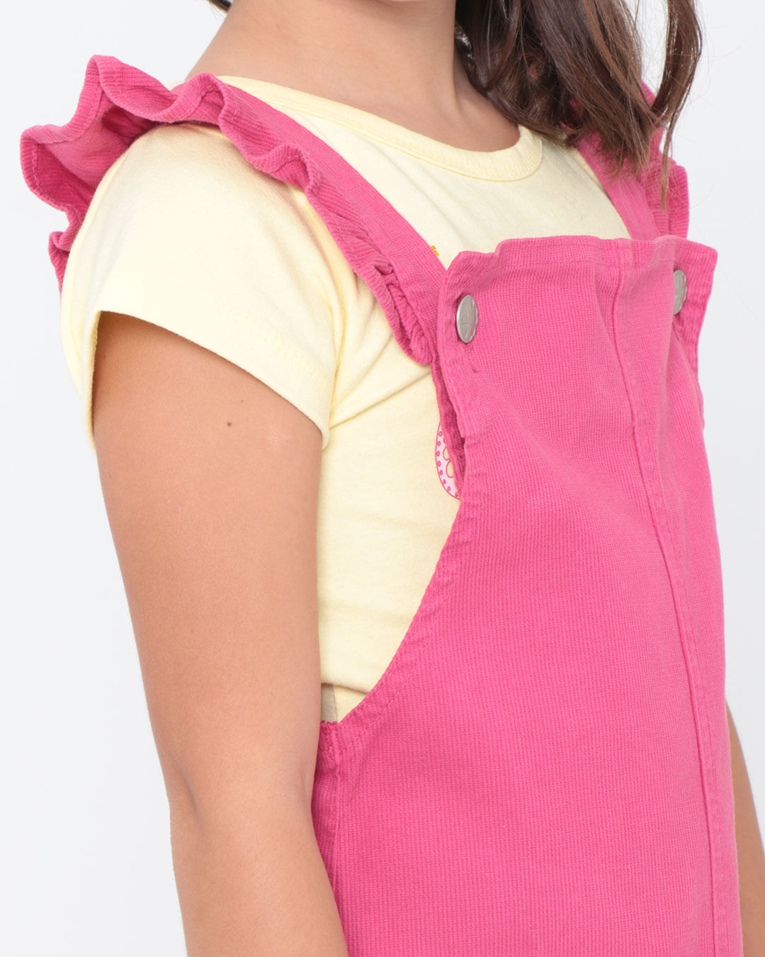 Salopete-Infantil-Jeans-Babado-Rosa-Pink