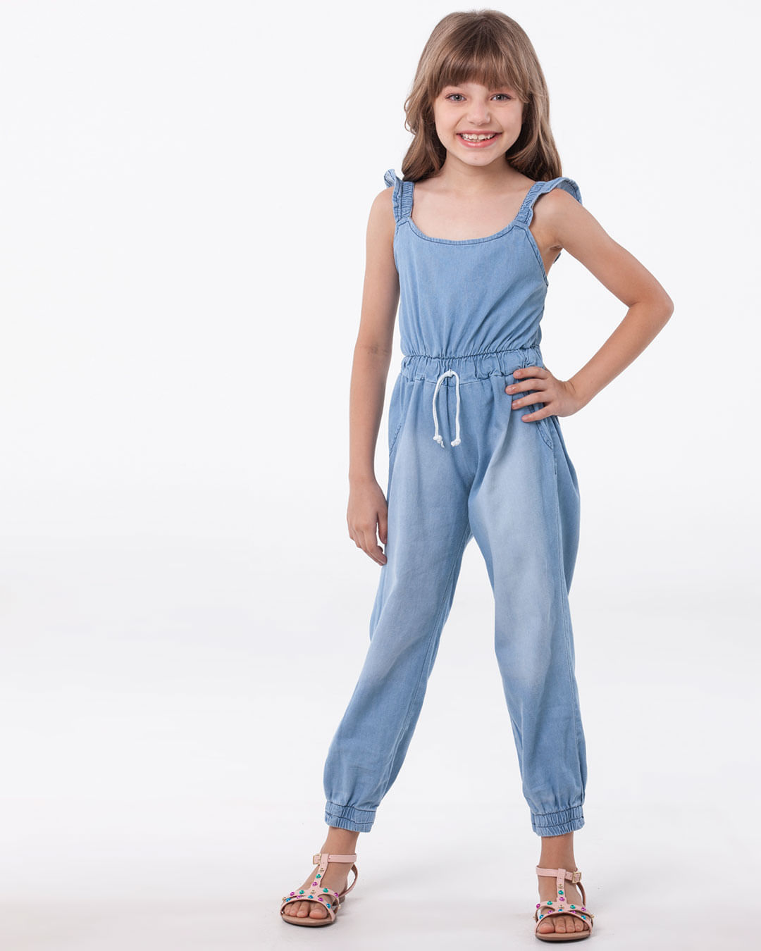 Macacao-Jeans-Infantil-Jogger-Azul-Claro