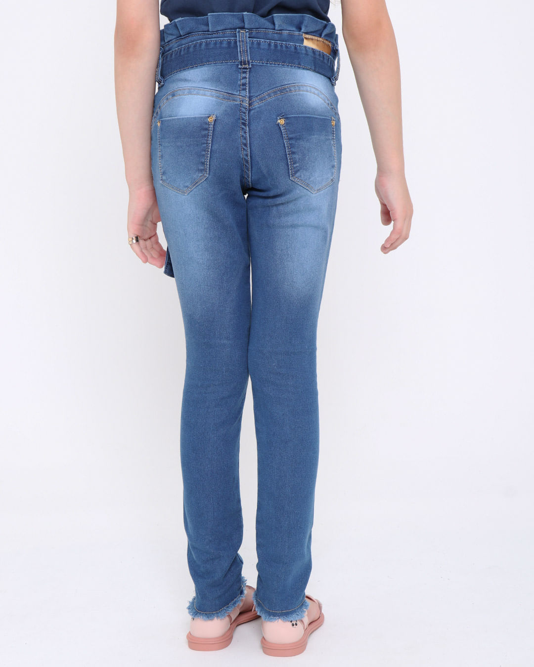 Calca-Jeans-Infantil-Clochard-Desfiado-Azul