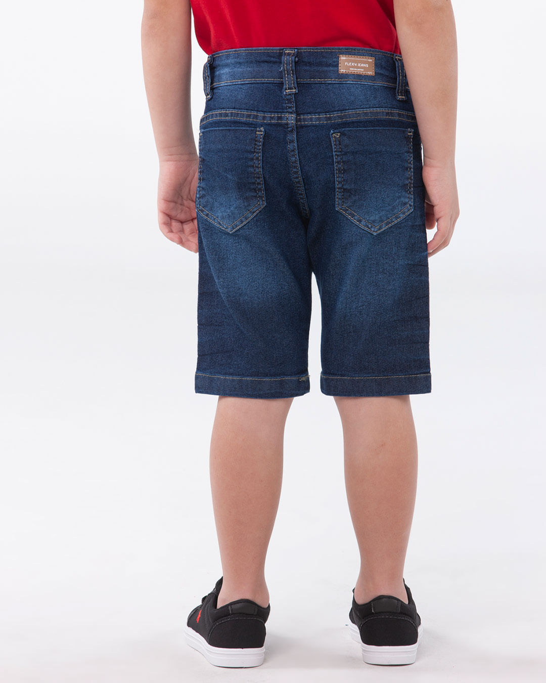 Bermuda-Jeans-Infantil-Azul-Escuro