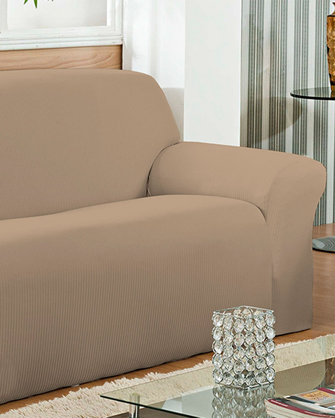 Capa-Para-Sofa-3-Lugares-Malha-Canelada-Bege