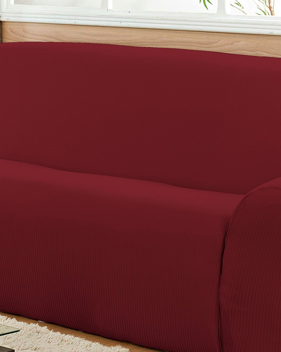 Capa-Para-Sofa-3-Lugares-Malha-Canelada-Vinho