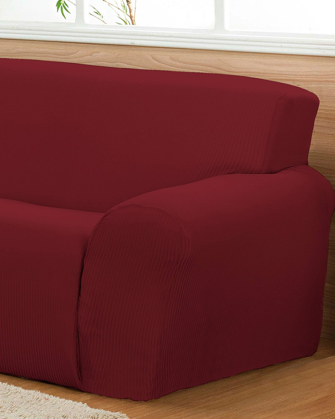 Capa-Para-Sofa-3-Lugares-Malha-Canelada-Vinho